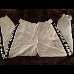 Pink By Victoria secret Swear pants 👖
